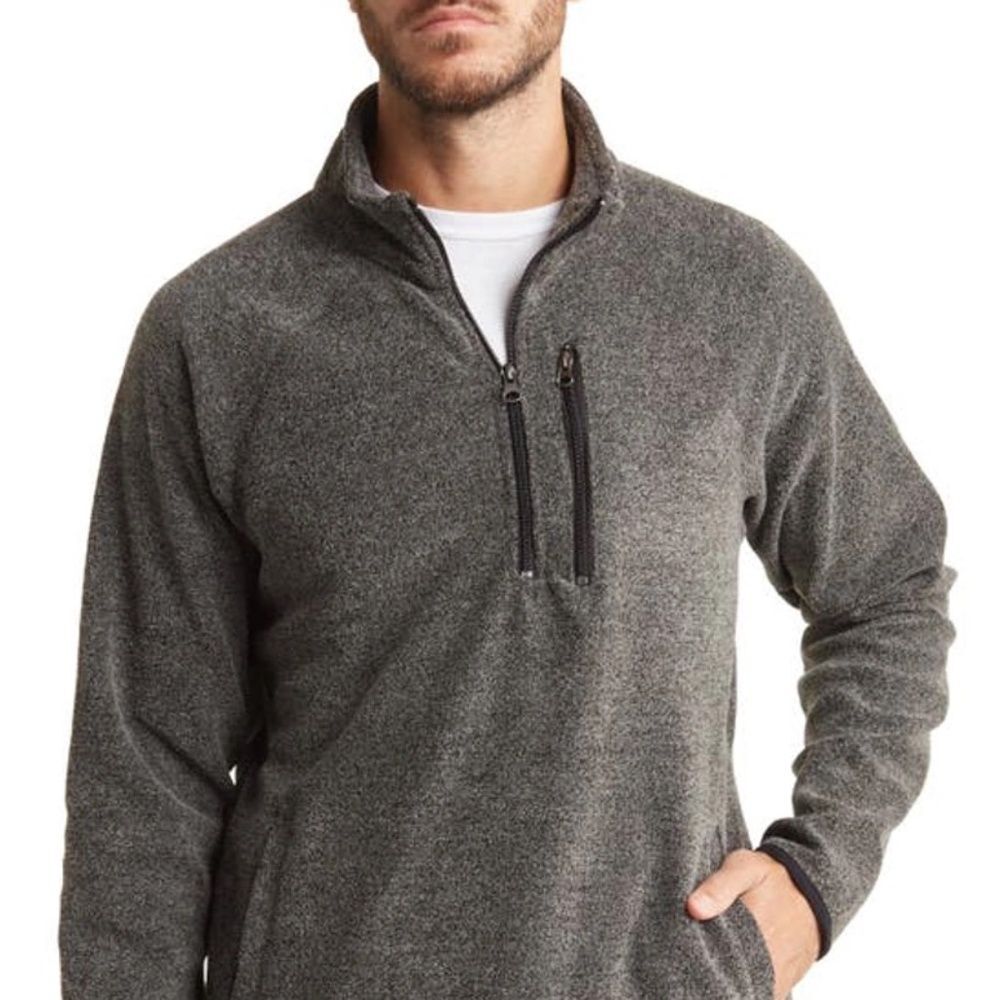 NWT Vintage 1946 Quarter Zip Fleece Pullover size L